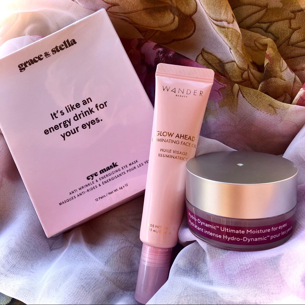 Eye Mask, Face Oil, & Eye Moisturizer
